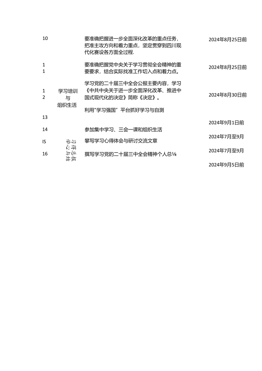 ：学习宣传贯彻二十届三中全会精神计划表.docx_第3页