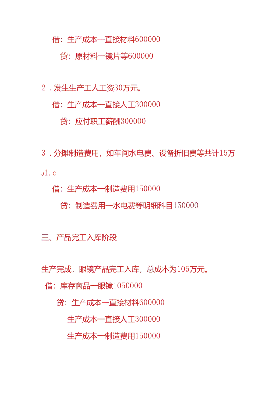 做账实操-眼镜生产企业的账务处理实例.docx_第2页