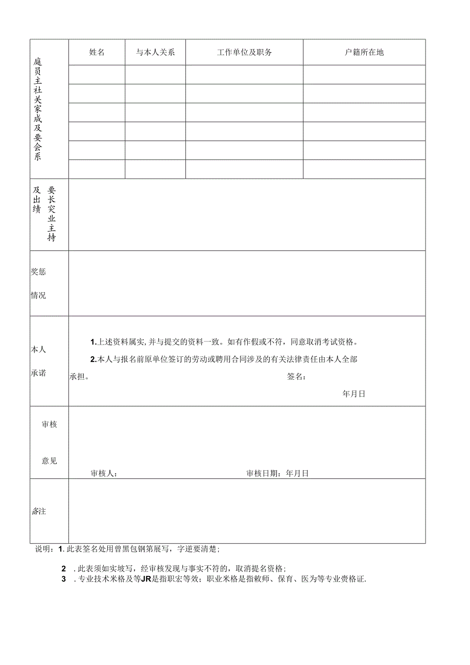 广东省事业单位公开招聘人员报名表.docx_第2页