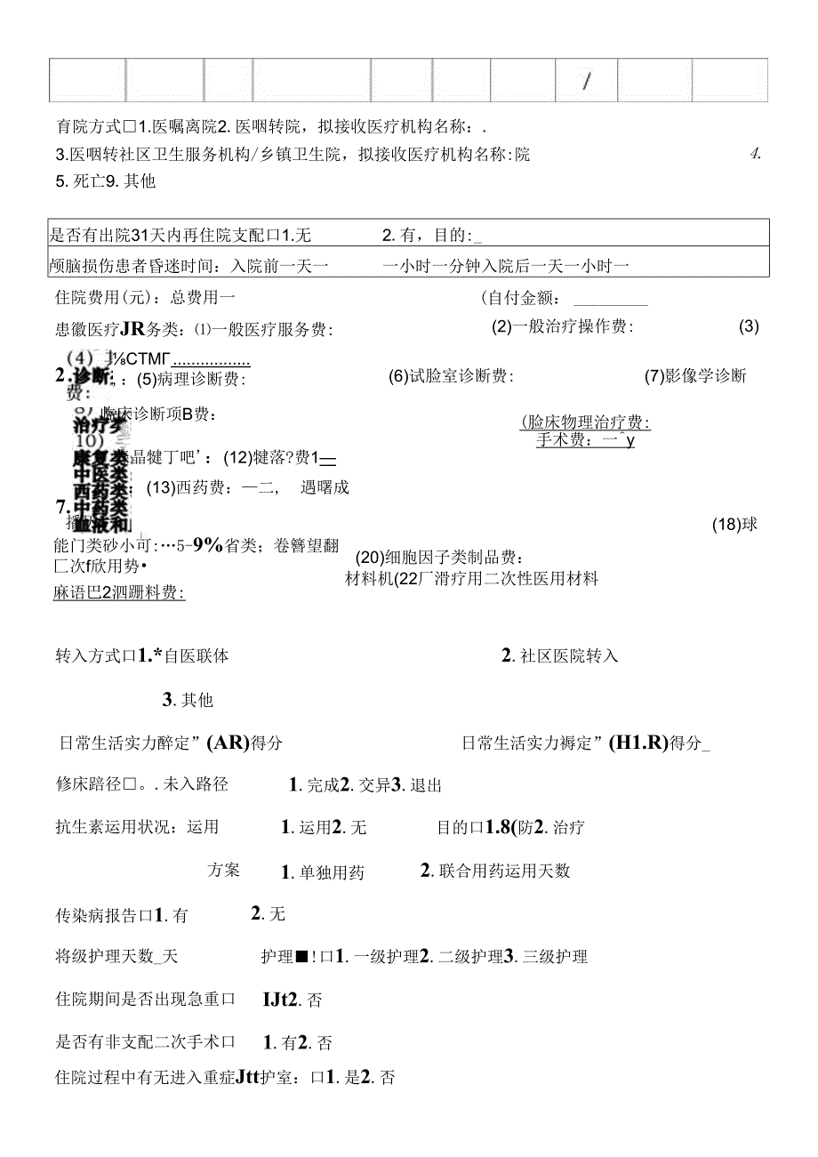 安徽省住院病案首页统一模版.docx_第3页