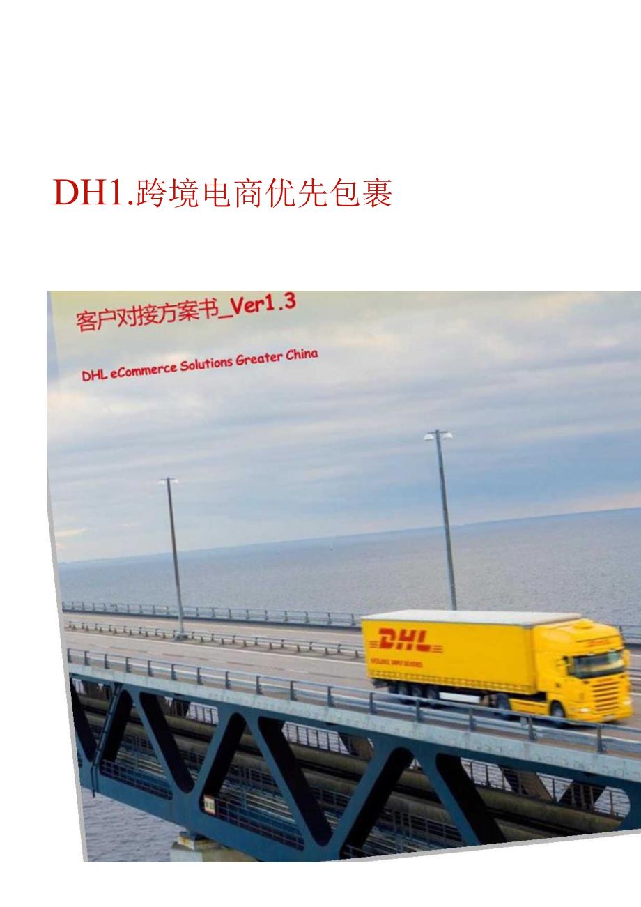 DHL跨境电商优先包裹客户对接方案书.docx_第1页