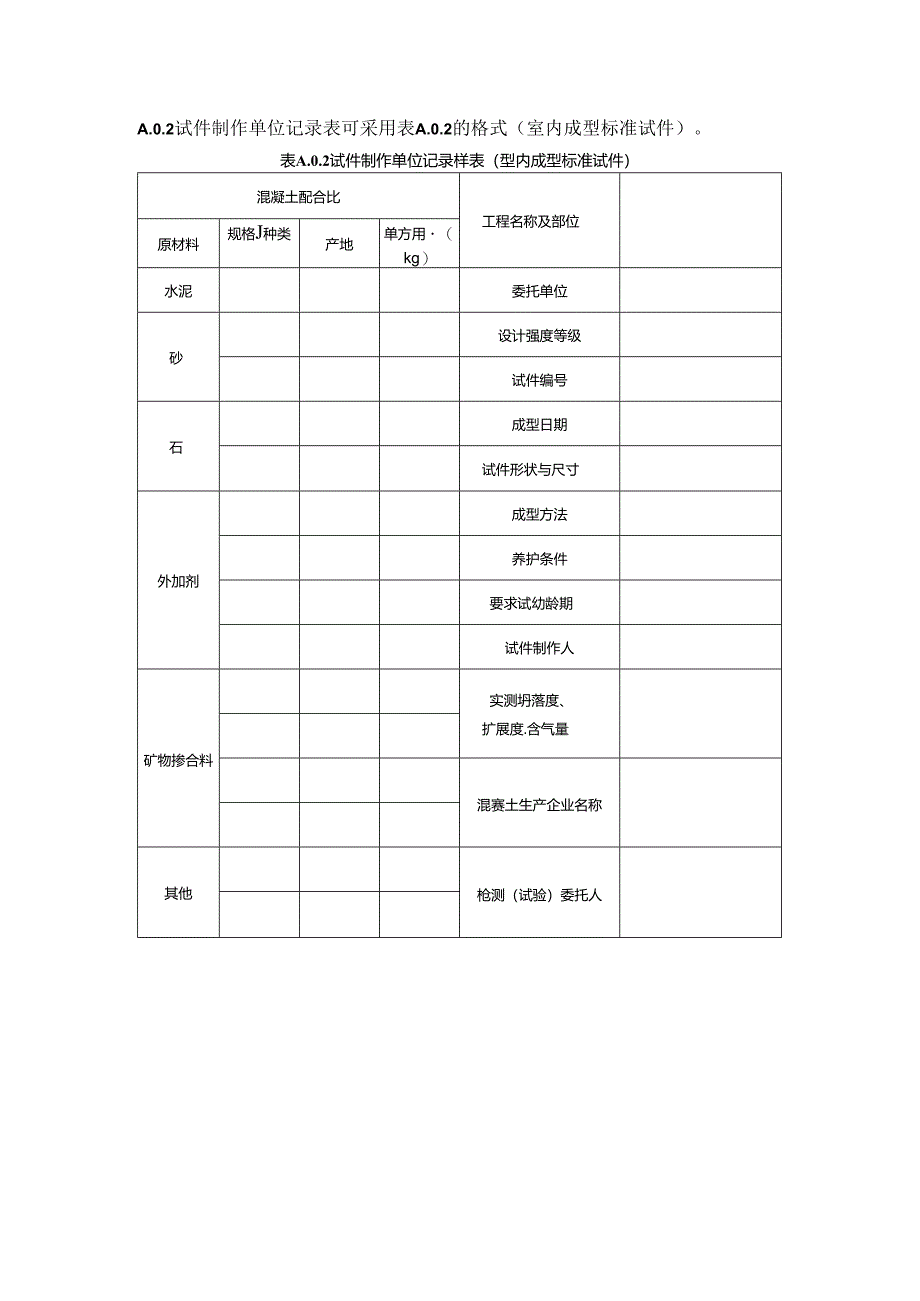 铁路混凝土抗冲击性能试验报告样表.docx_第3页