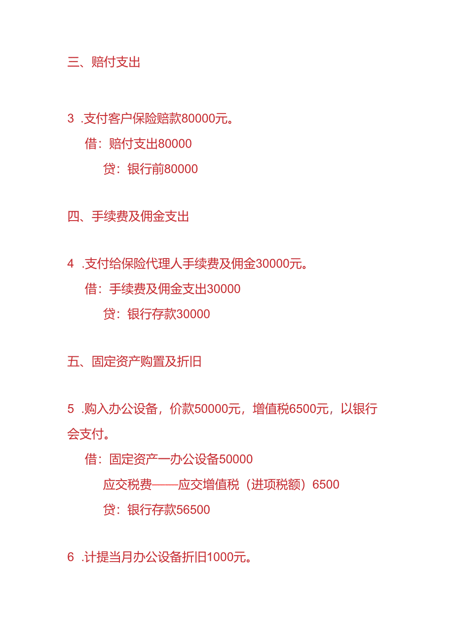 做账实操-保险行业的账务处理分录.docx_第2页