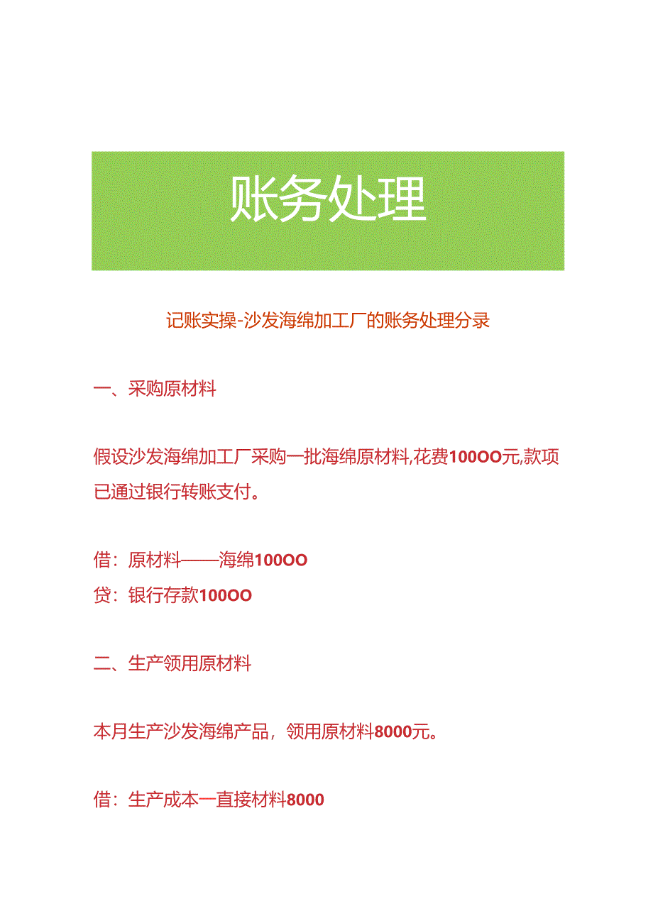 记账实操-沙发海绵加工厂的账务处理分录.docx_第1页