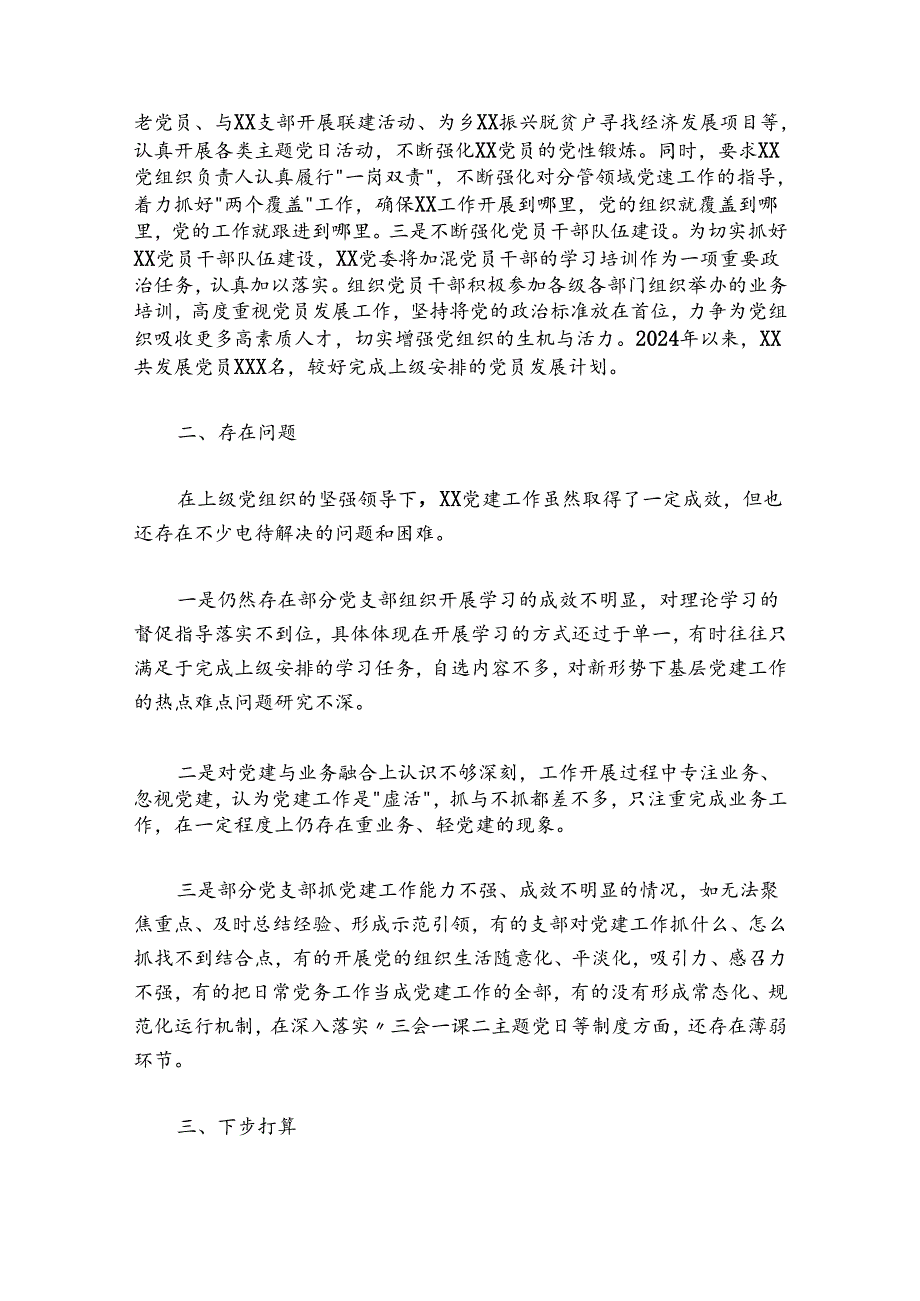 X党委（党组）书记2024-2025年度抓党建工作述职报告.docx_第3页