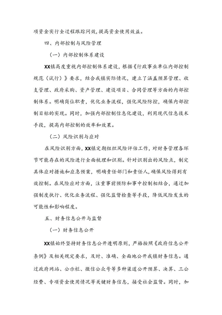 XX镇年度财务自查报告.docx_第3页