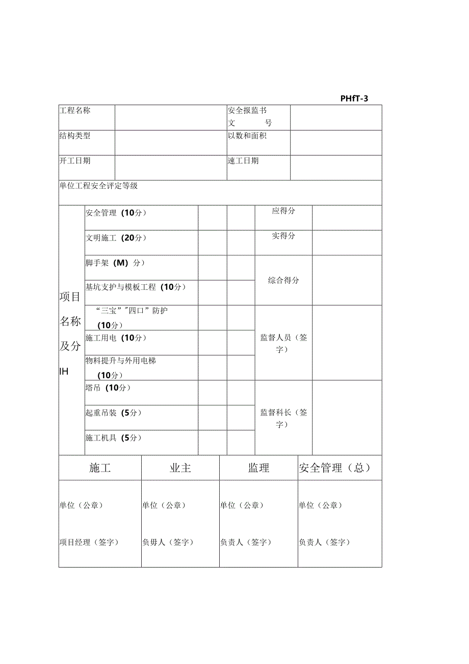 单位工程安全生产、文明施工竣工验收表.docx_第1页