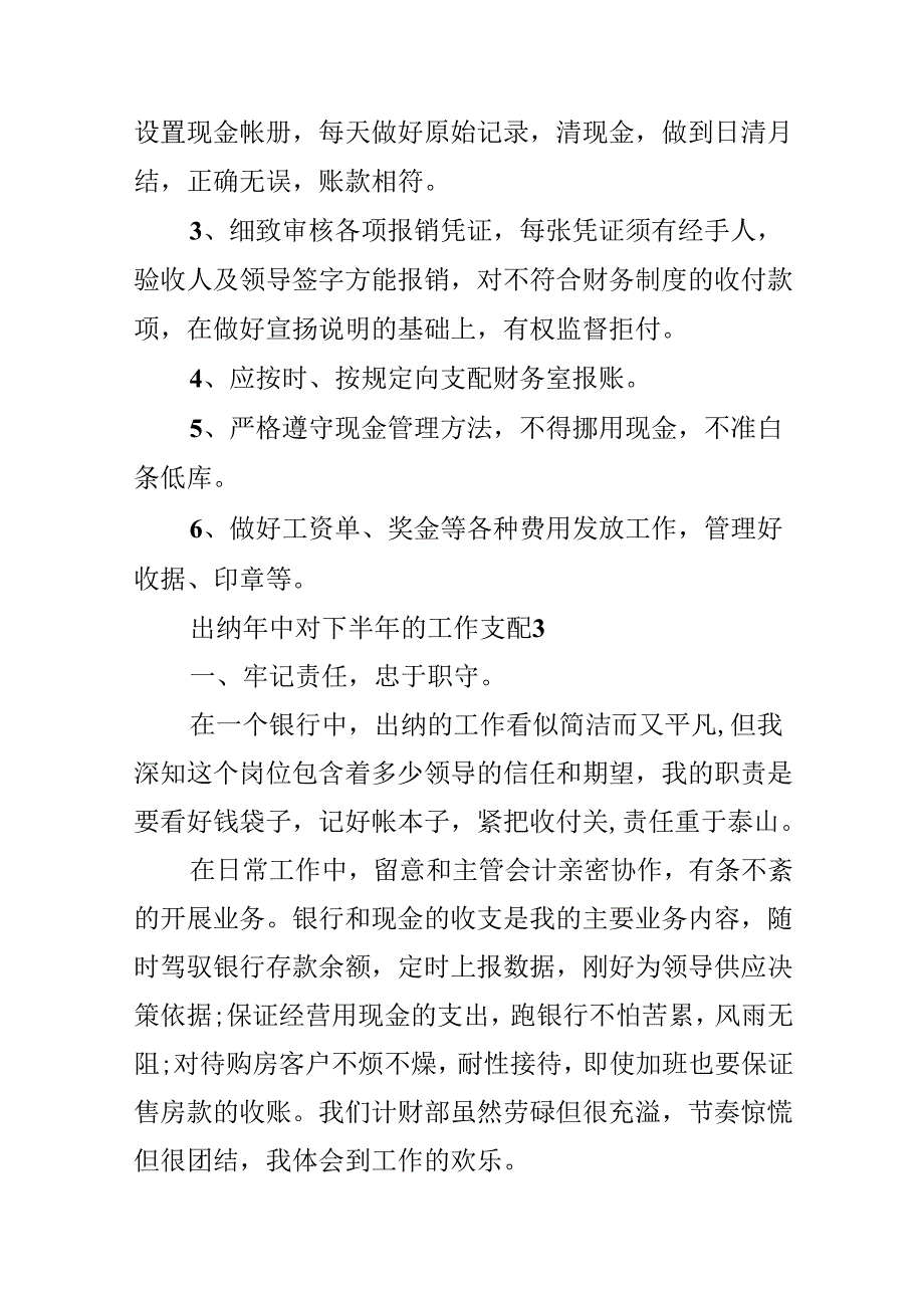 出纳年中对下半年的工作计划.docx_第3页