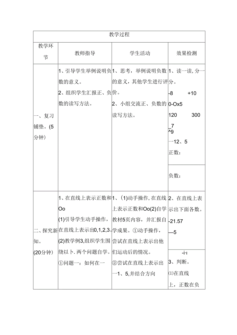 在直线上表示数导学案设计.docx_第2页