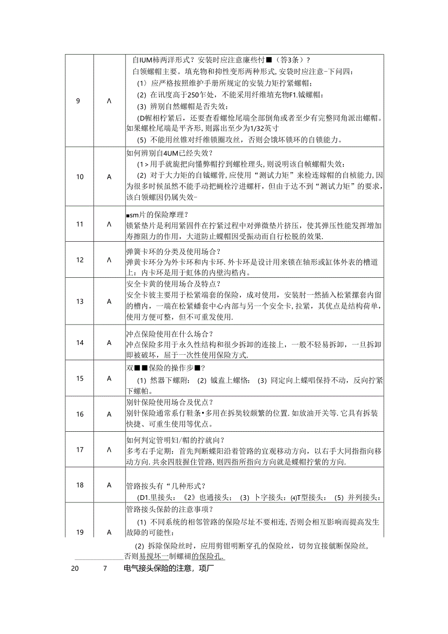 口试题—机务安全条例与紧固件保险.docx_第2页