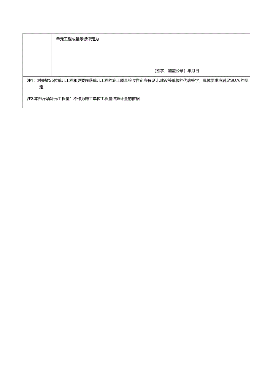 浆砌石护坡单元工程施工质量验收评定表.docx_第2页