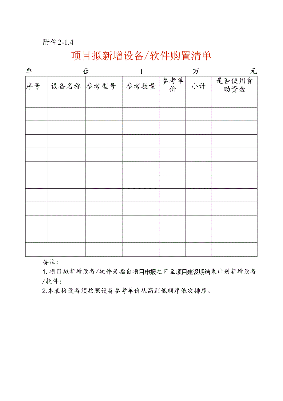 项目拟新增设备软件购置清单.docx_第1页