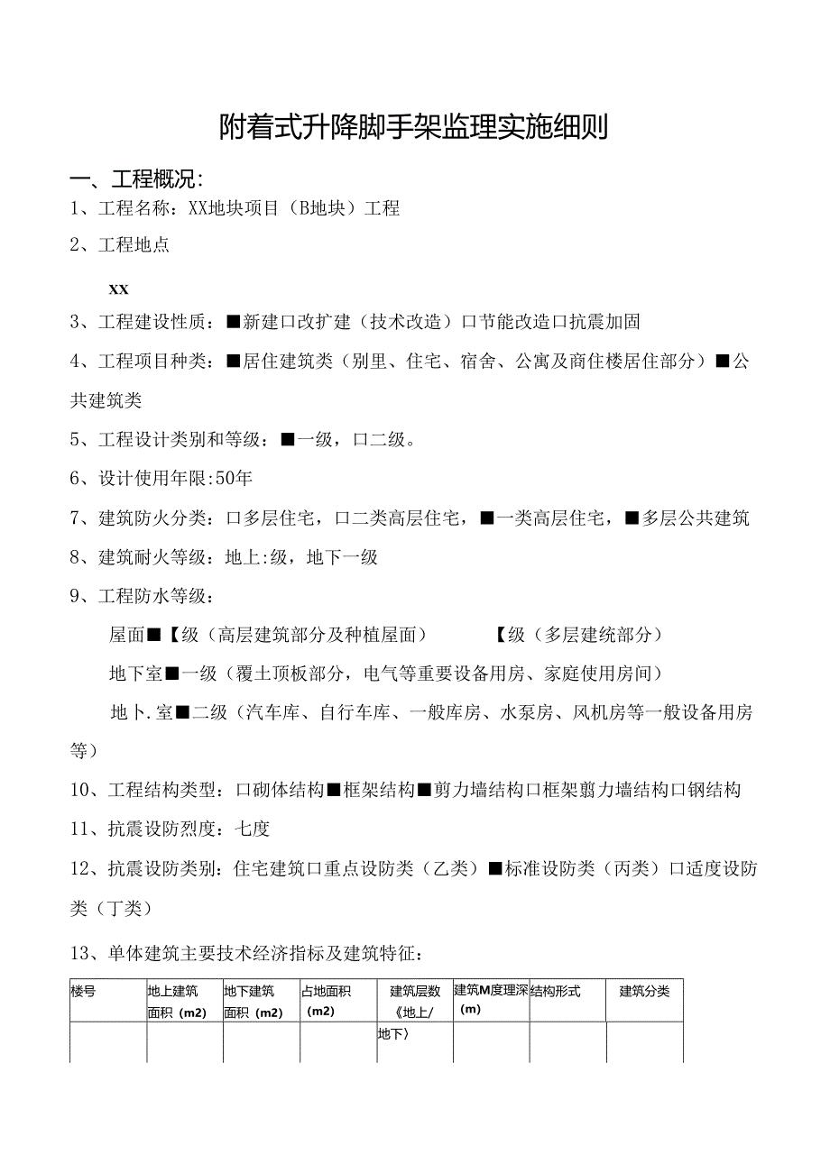 附着式升降脚手架监理实施细则.docx_第1页