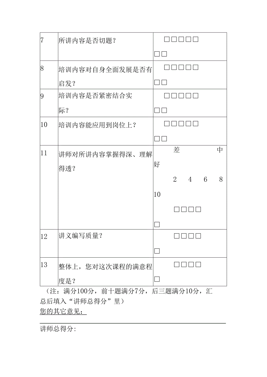 广州企业培训效果调查表.docx_第2页