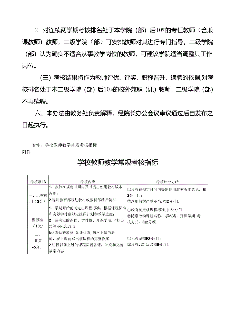 学校教师教学工作考核办法.docx_第3页