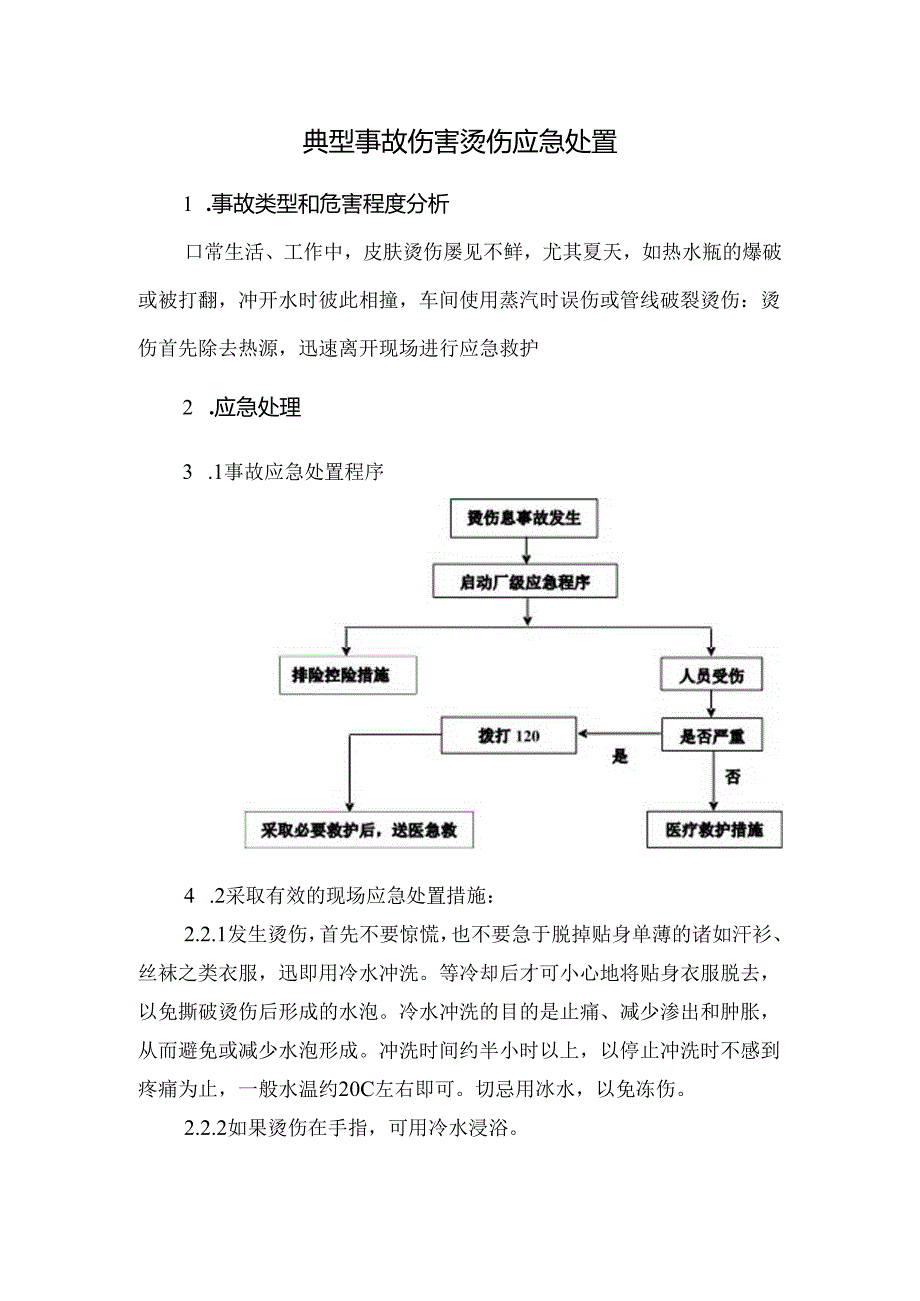 典型事故伤害烫伤应急处置.docx_第1页