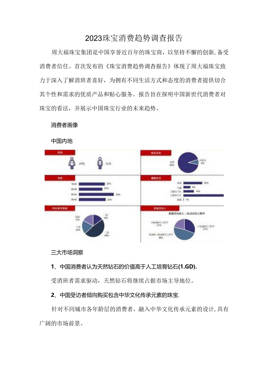 2023珠宝消费趋势调查报告.docx_第1页