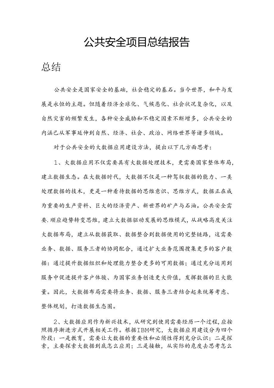 智慧公共安全总结报告.docx_第1页