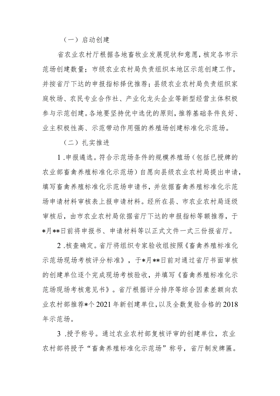 2021年省畜禽养殖标准化示范创建活动实施方案.docx_第3页