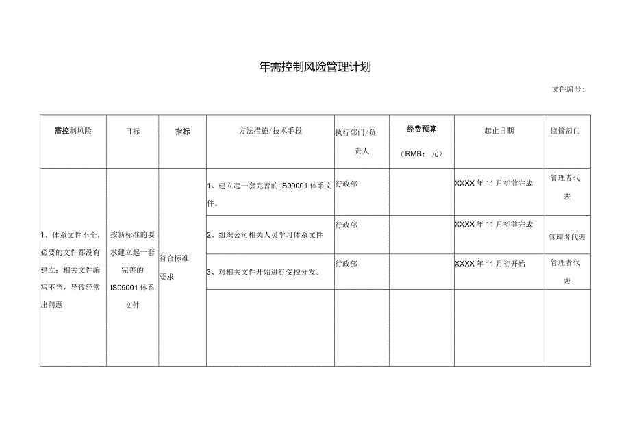 年需控制风险管理计划.docx_第1页