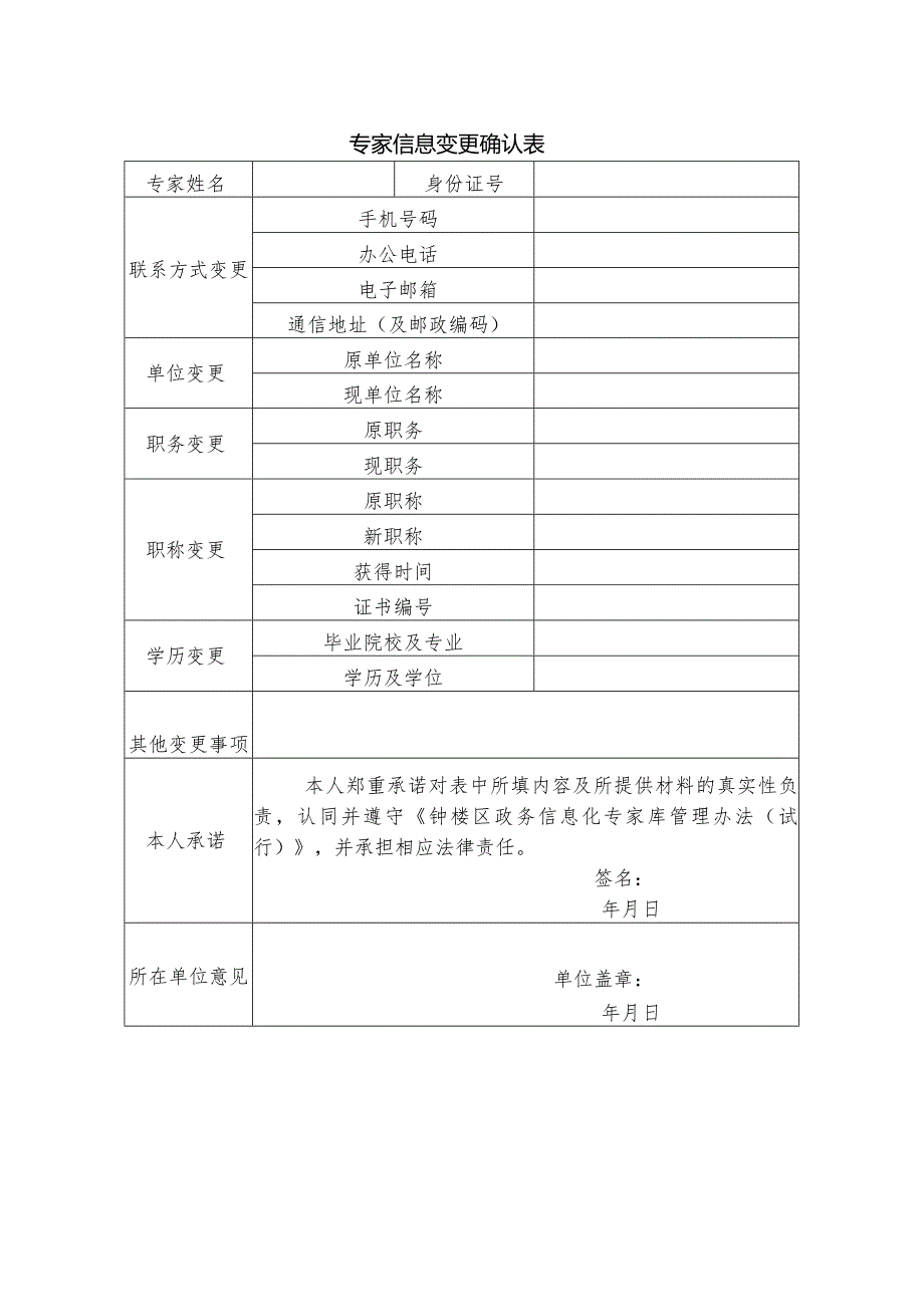 专家信息变更确认表.docx_第1页