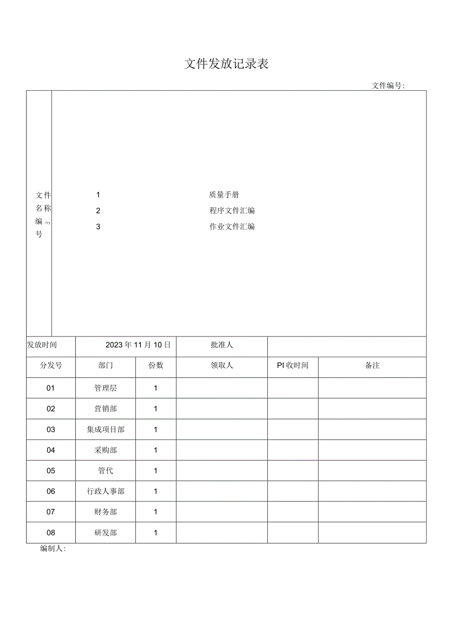 文件发放记录表.docx_第1页