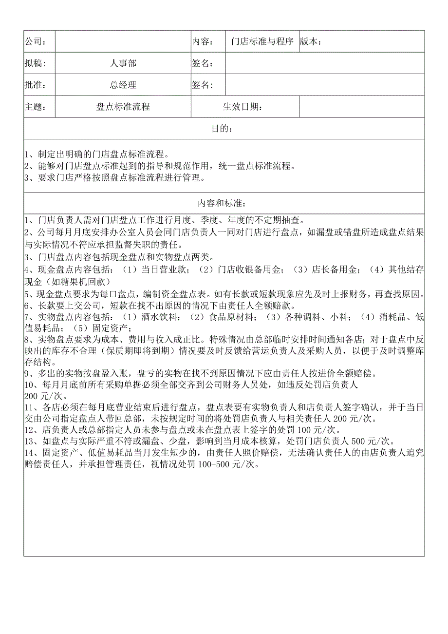 中餐公司门店盘点流程.docx_第1页