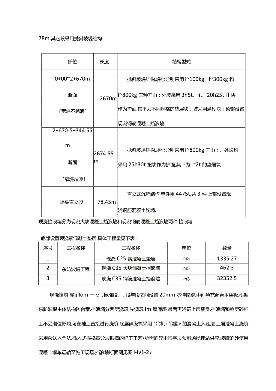 防波堤挡浪墙浇筑施工方案.docx_第3页