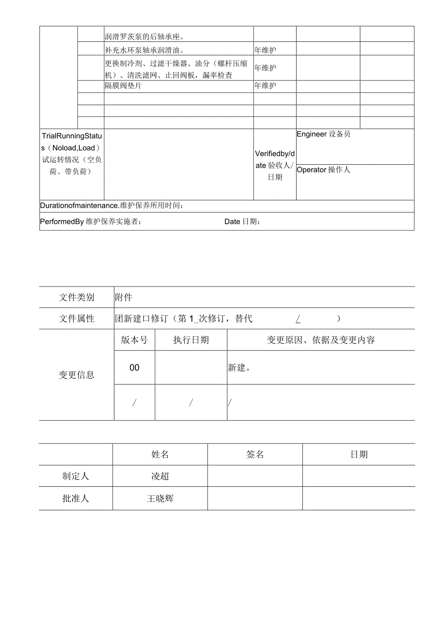 SOP-PR-EM-102-A3 KQCLS282型洗瓶机预防性维护保养记录.docx_第3页