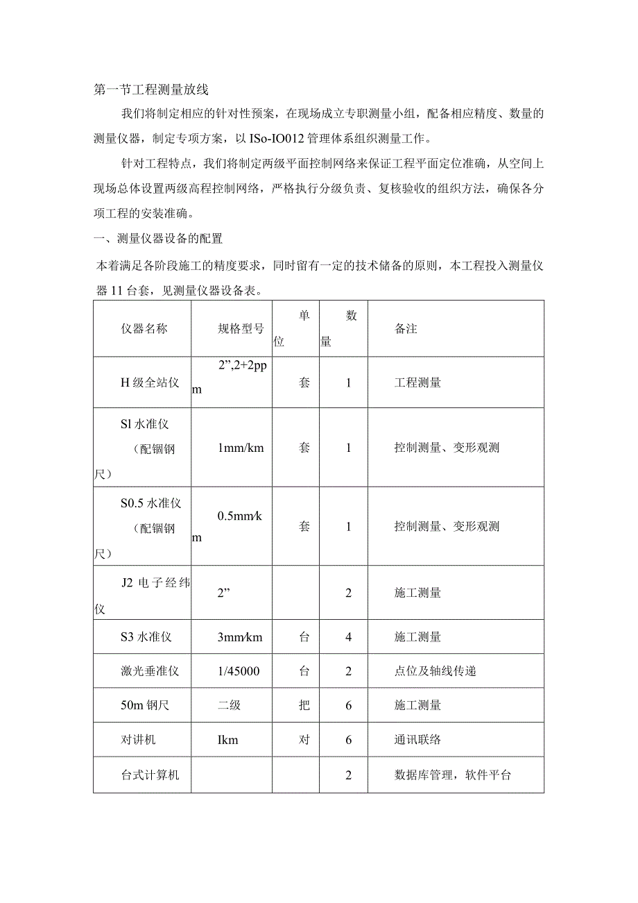 工程测量放线.docx_第1页