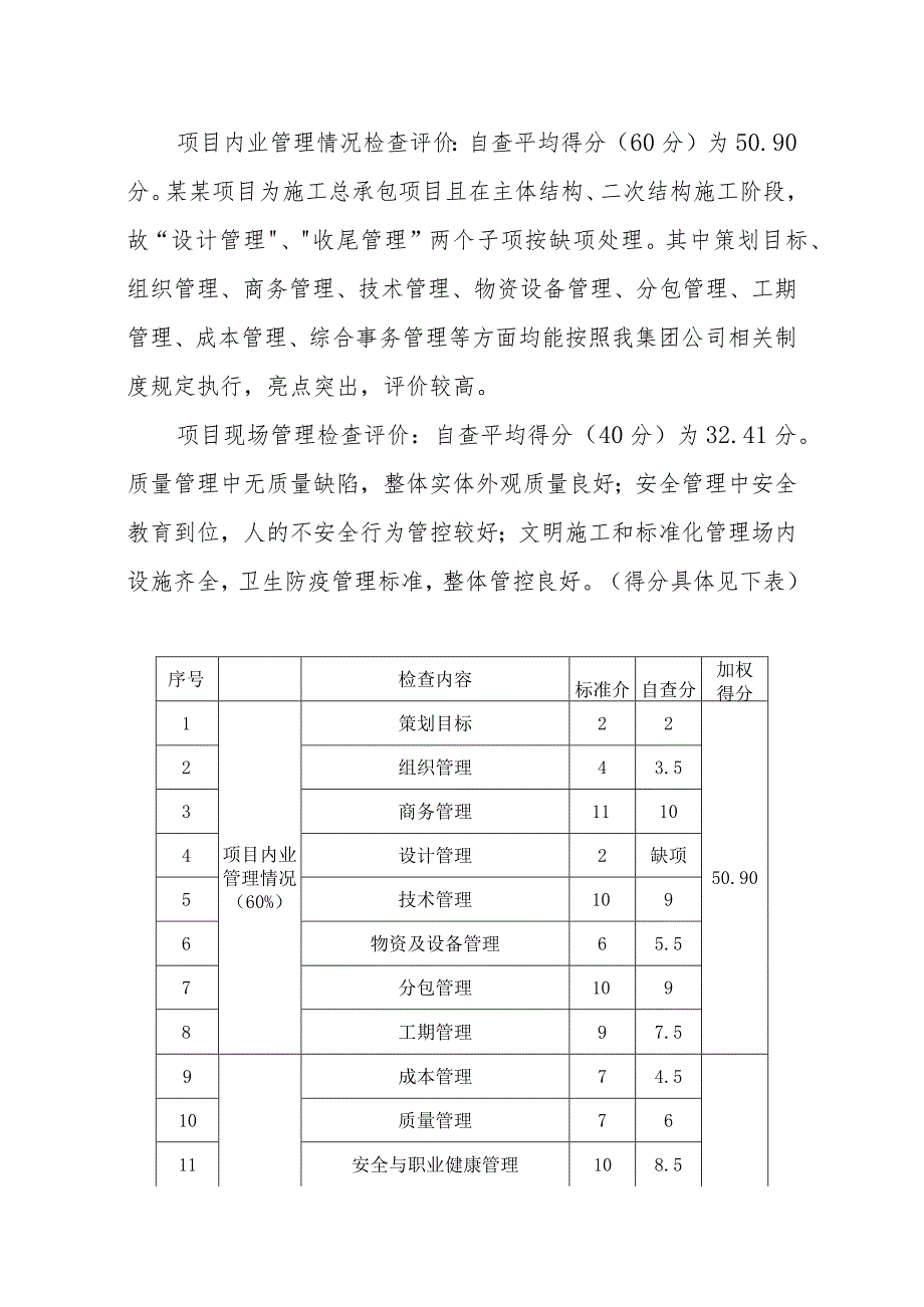 建筑工程项目自查报告.docx_第2页