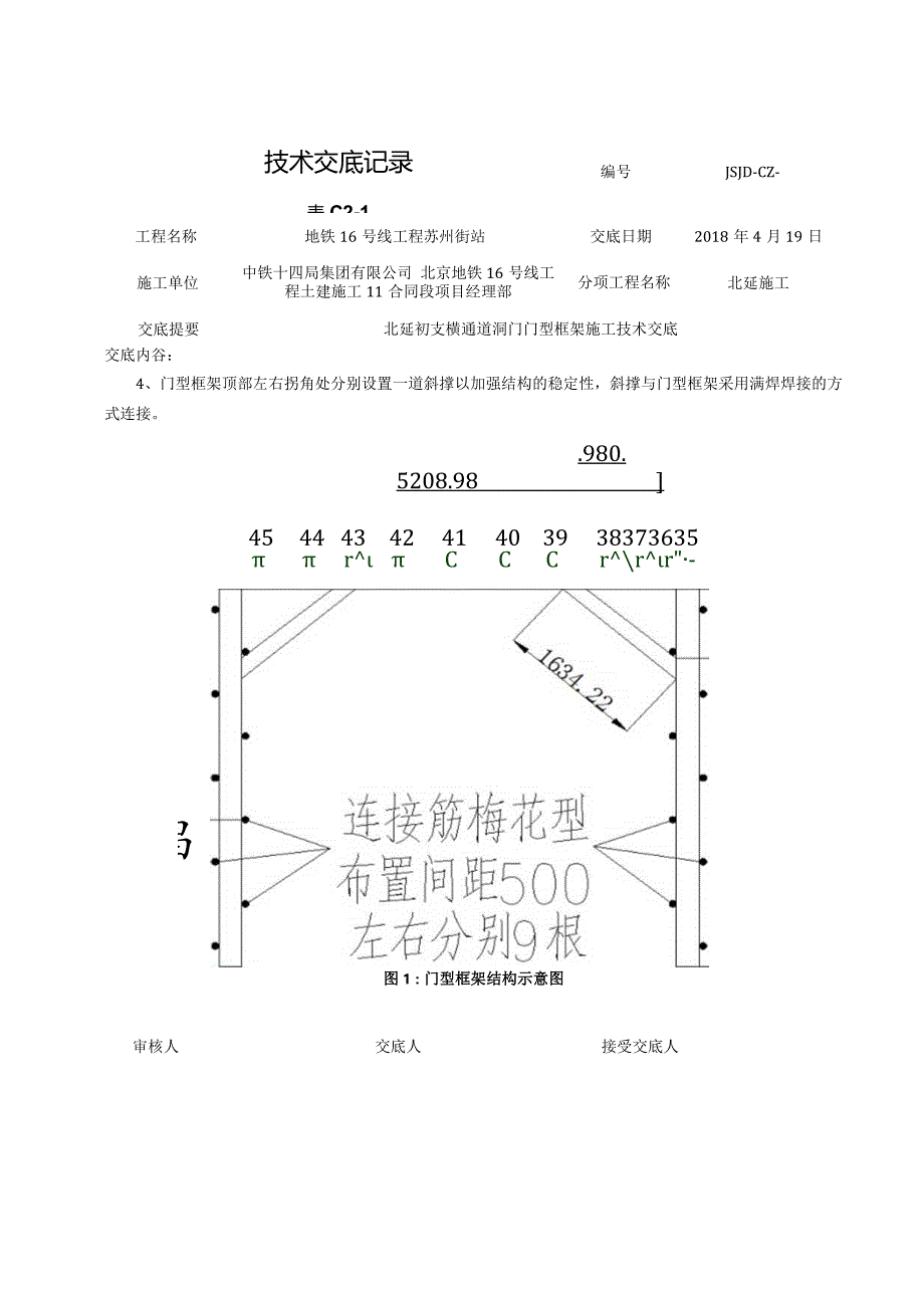 北延横通道洞门门型框架施工技术交底.docx_第2页