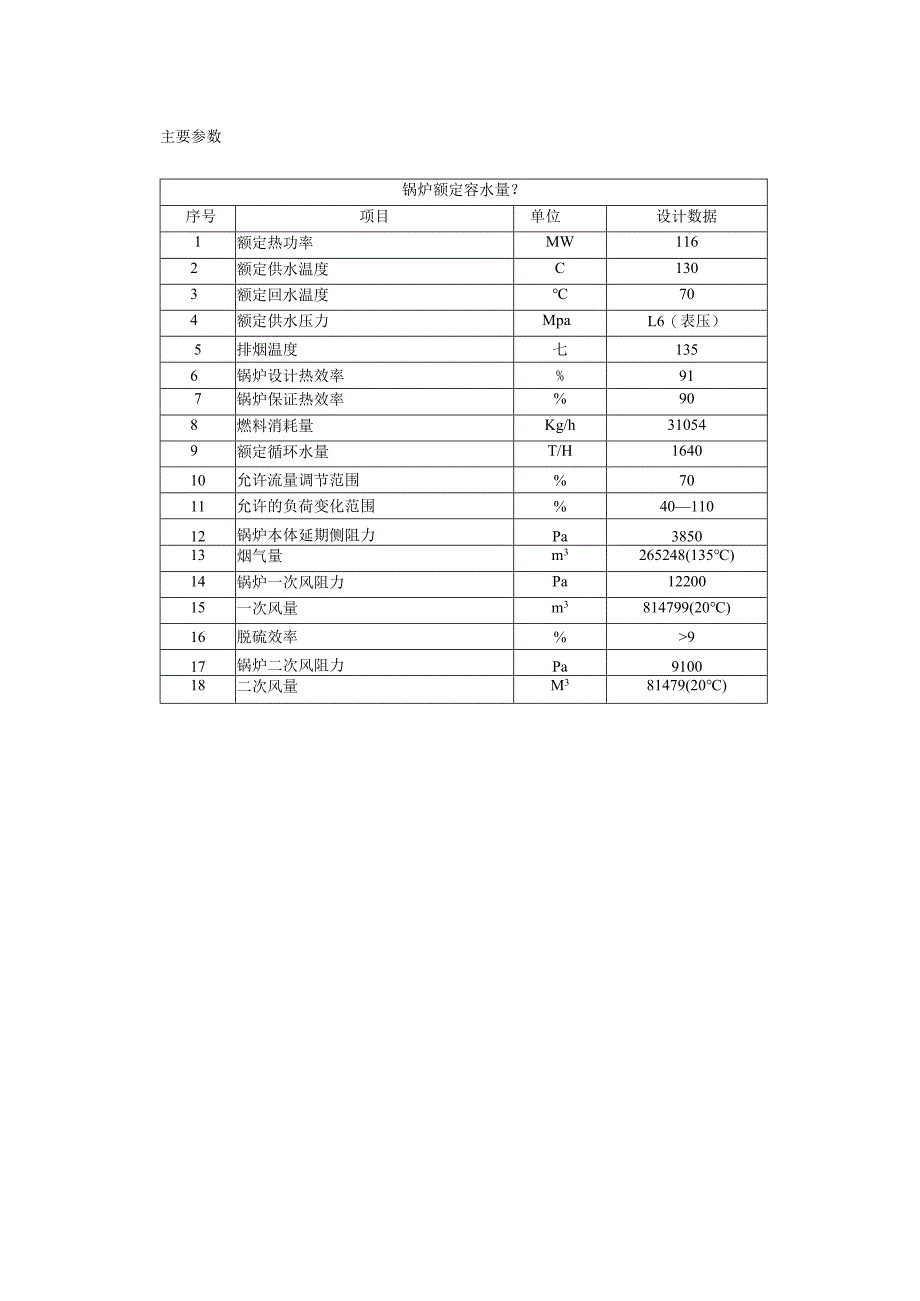 2锅炉主要参数.docx_第1页