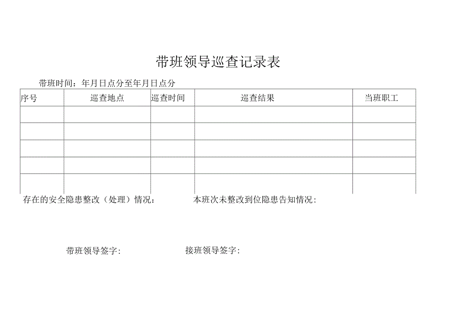 带班领导巡查记录表.docx_第1页