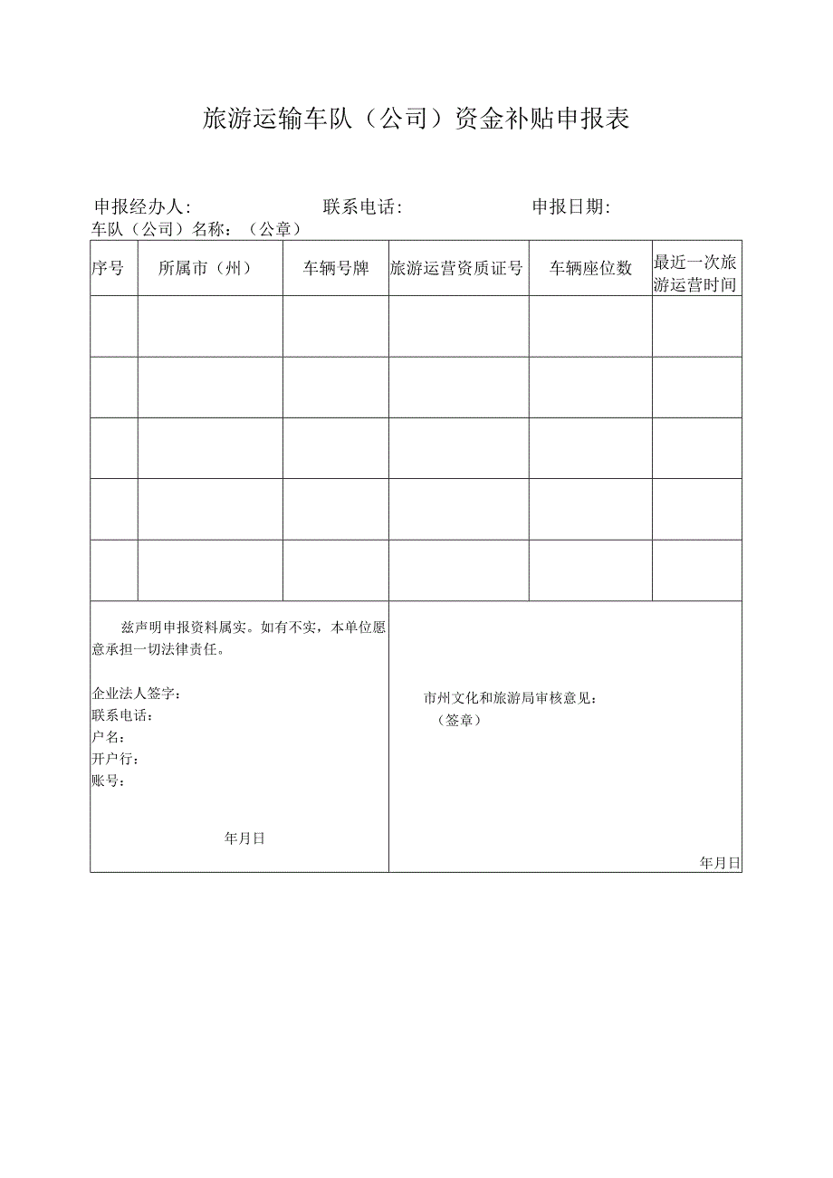 文化旅游活动企业补贴资金申报表（13篇）.docx_第1页