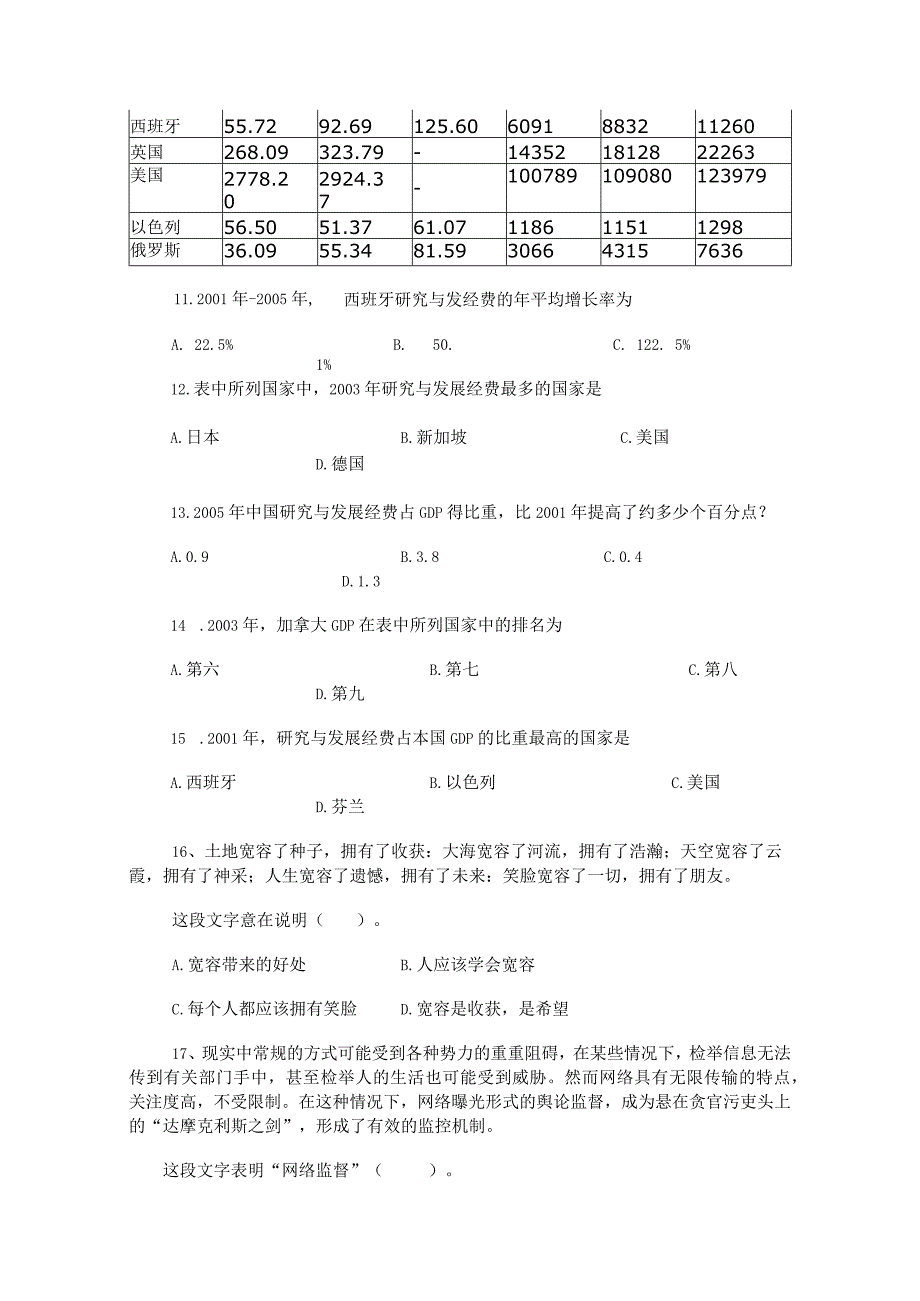 《行政能力测验》公考冲刺训练题019.docx_第3页