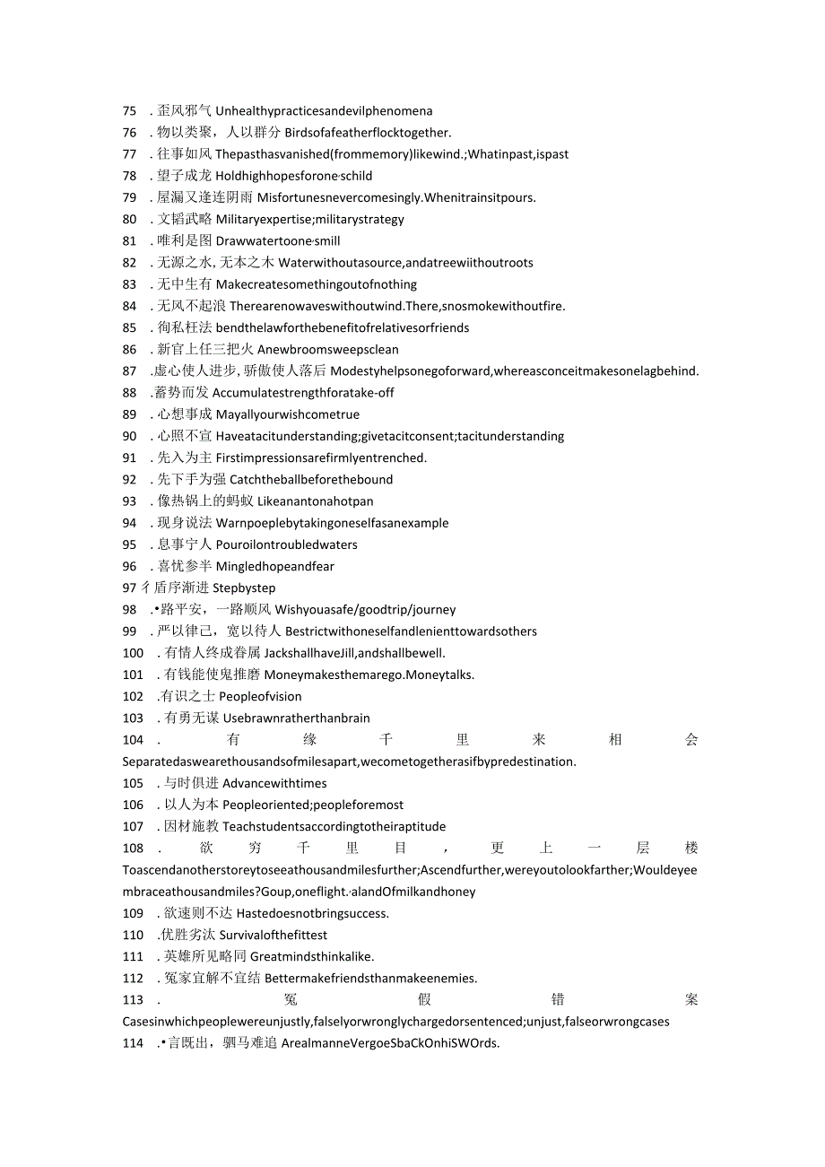 【2023年整理】四六级翻译写作都用得到的成语精选.docx_第3页