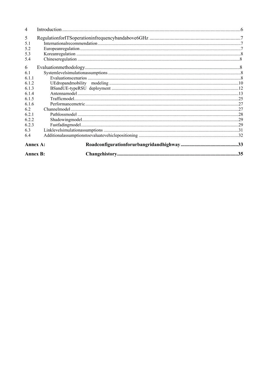 TR37.885V1.0.0(2018-05)StudyonevaluationmethodologyofnewVehicle-to-EverythingV2XusecasesforLTEandNR.docx_第3页