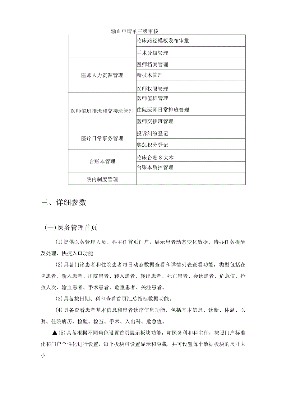 XX县人民医院医务管理系统建设项目采购需求.docx_第2页