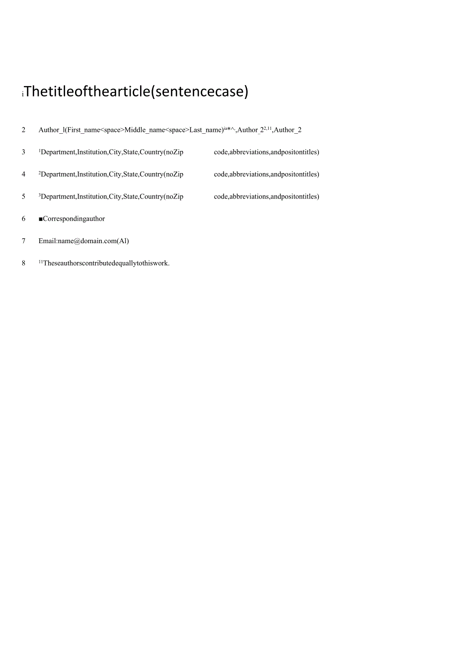 《PlosOne》期刊论文投稿格式模板.docx_第1页