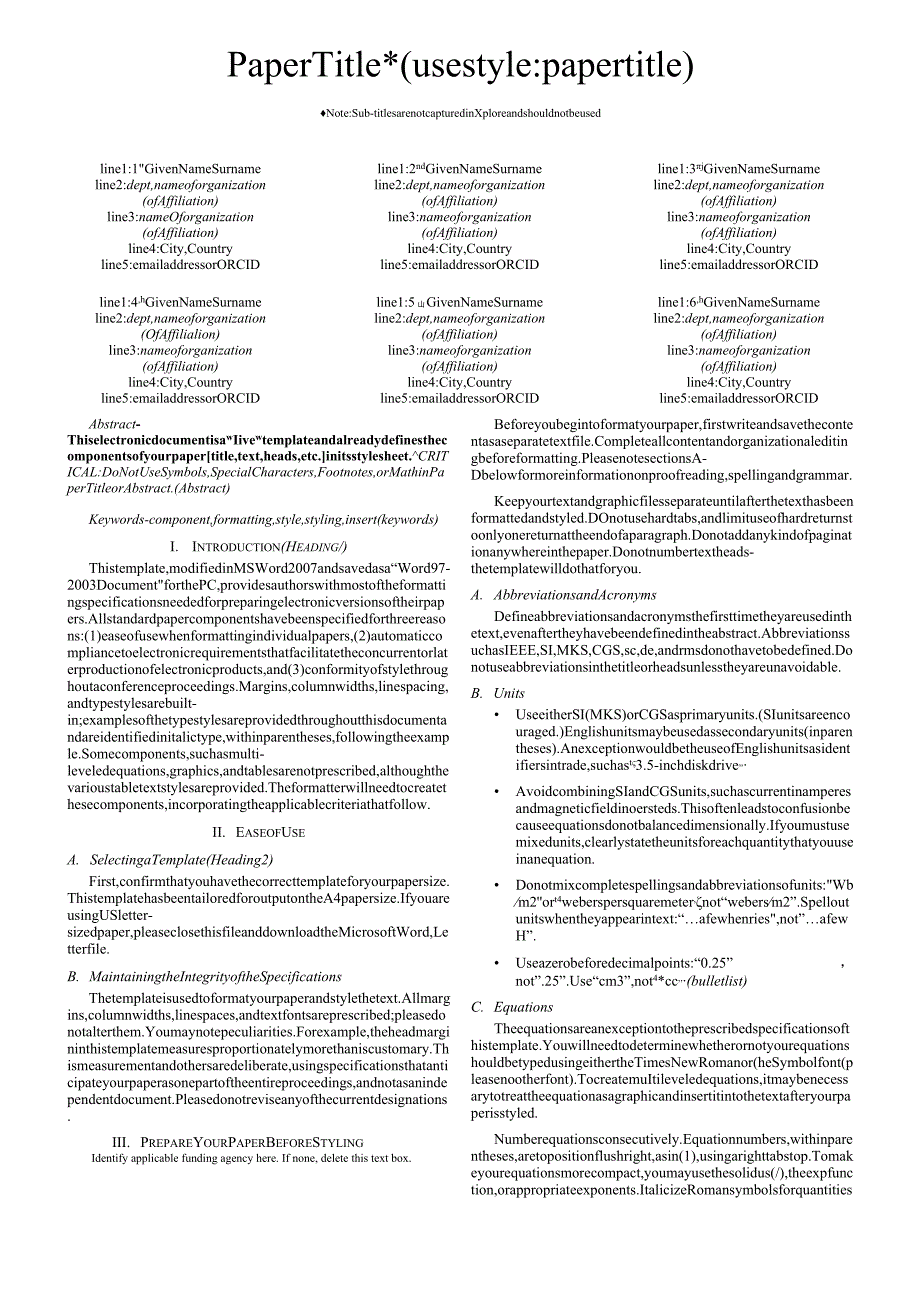 IEEE-ConferenceProceedings论文格式投稿模板.docx_第1页