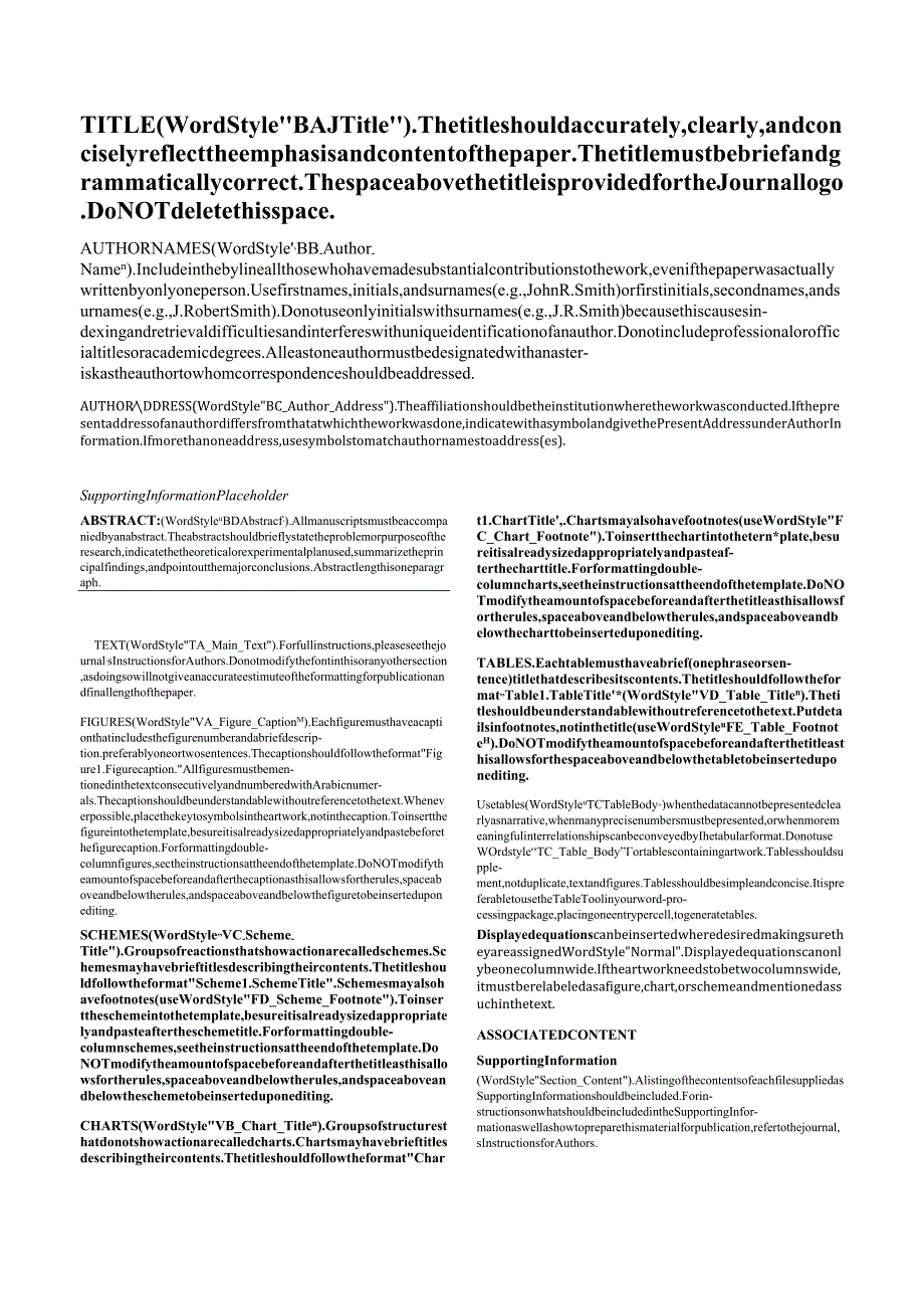 《AmericanChemicalSocietyJournals》ACS期刊论文投稿格式模板.docx_第2页