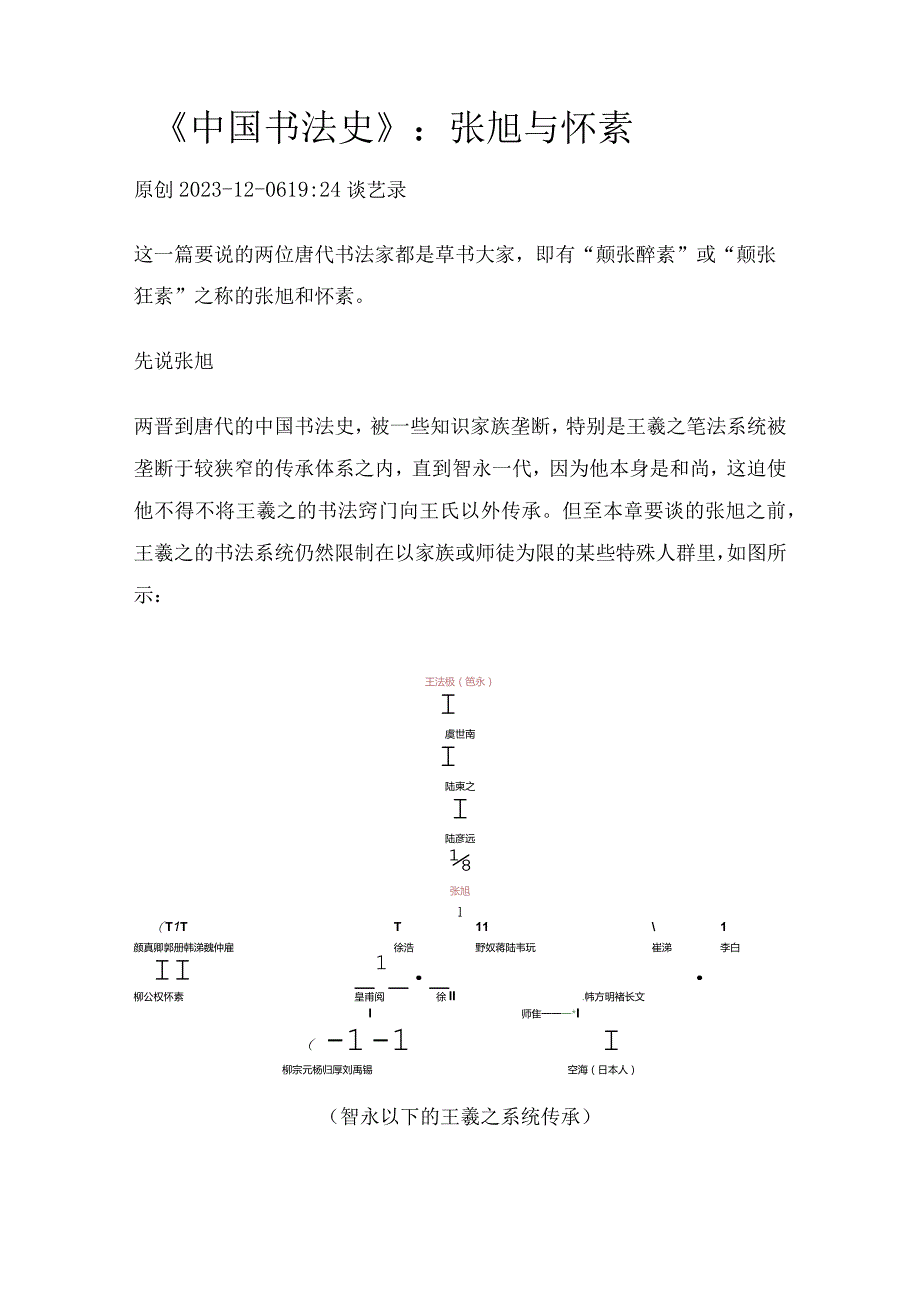 《跟着布丁学书法史》112：张旭与怀素.docx_第1页