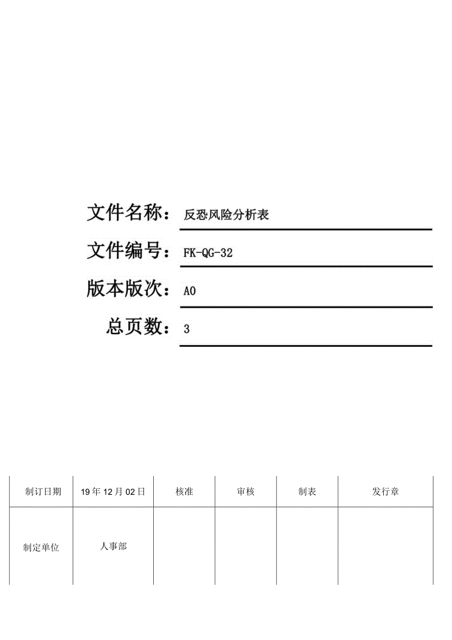 FK-QG-32灾反恐风险分析表.docx_第1页