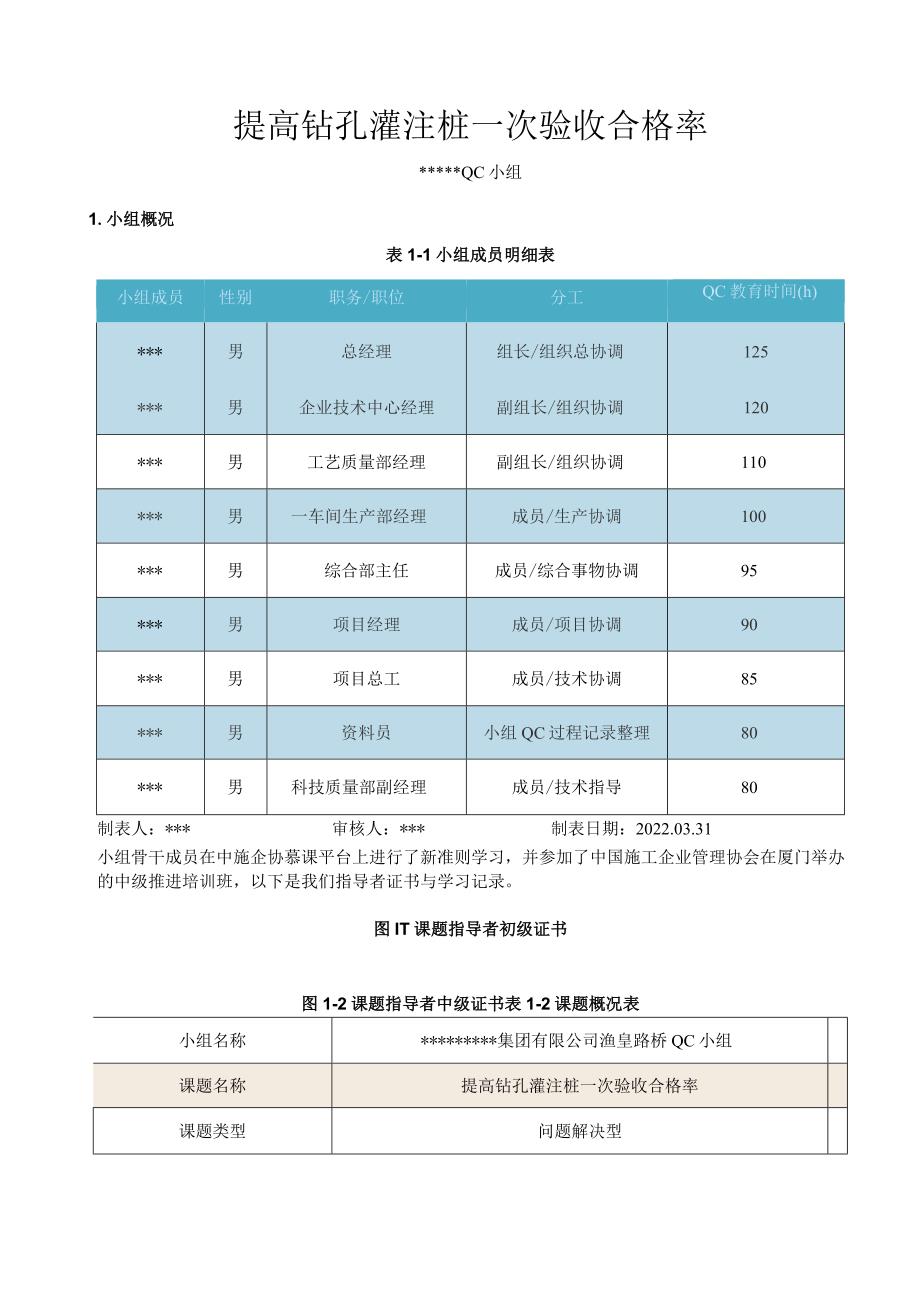 29.提高钻孔灌注桩一次验收合格率QC成果.docx_第1页