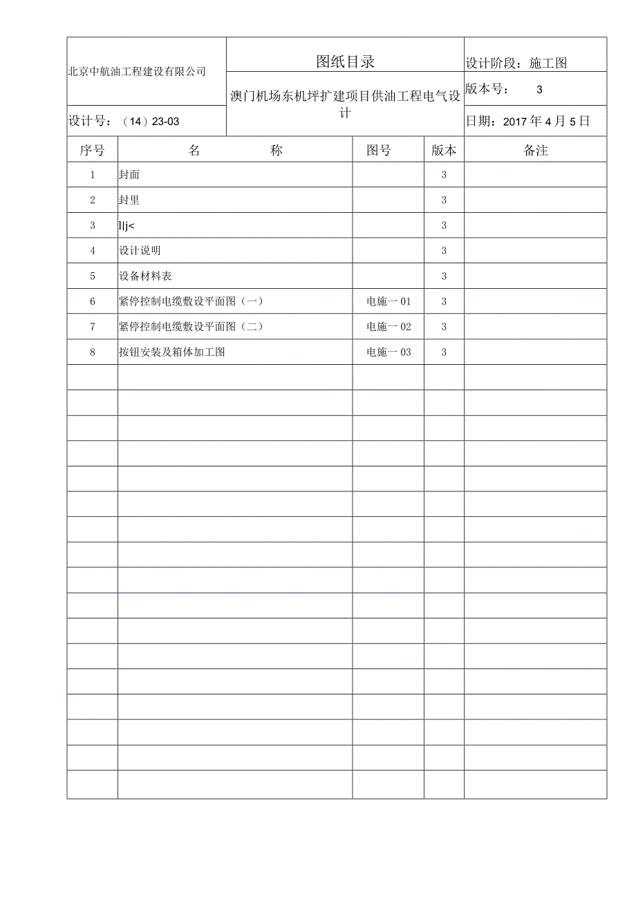 2施工图设计图纸目录.docx_第1页