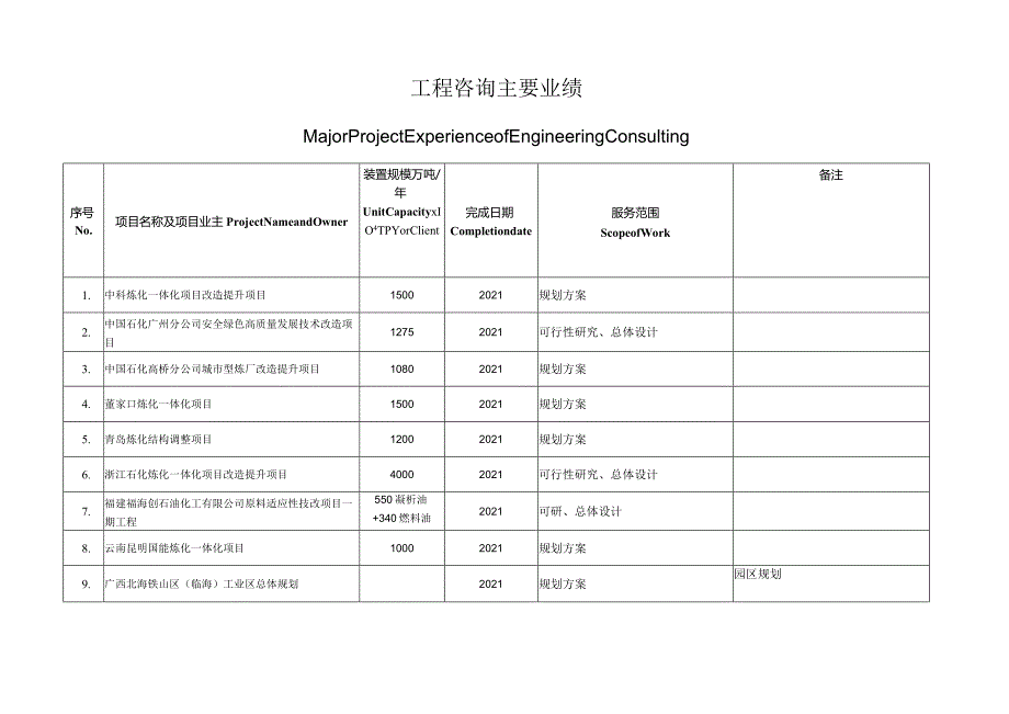 SEG总体设计工程业绩.docx_第1页