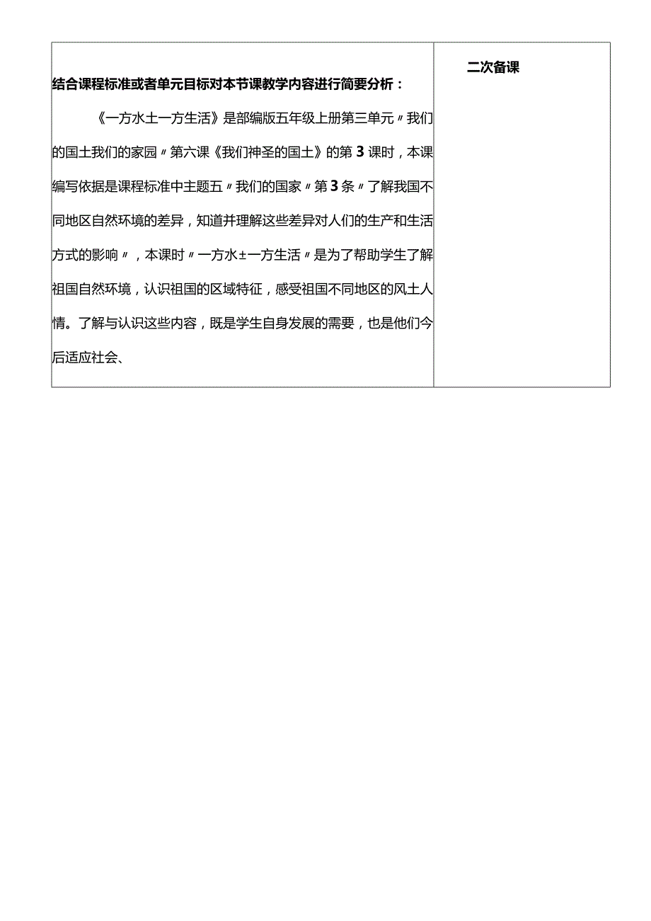 【核心素养目标】6-3我们神圣的国土第三课时一方山水一方生活教学设计.docx_第2页