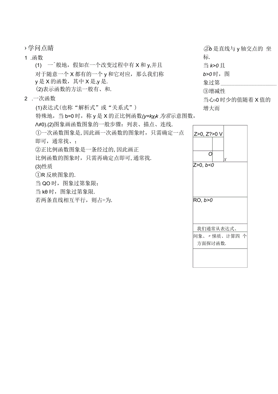 一次函数的表达式、图象、性质（讲义及答案）.docx_第2页