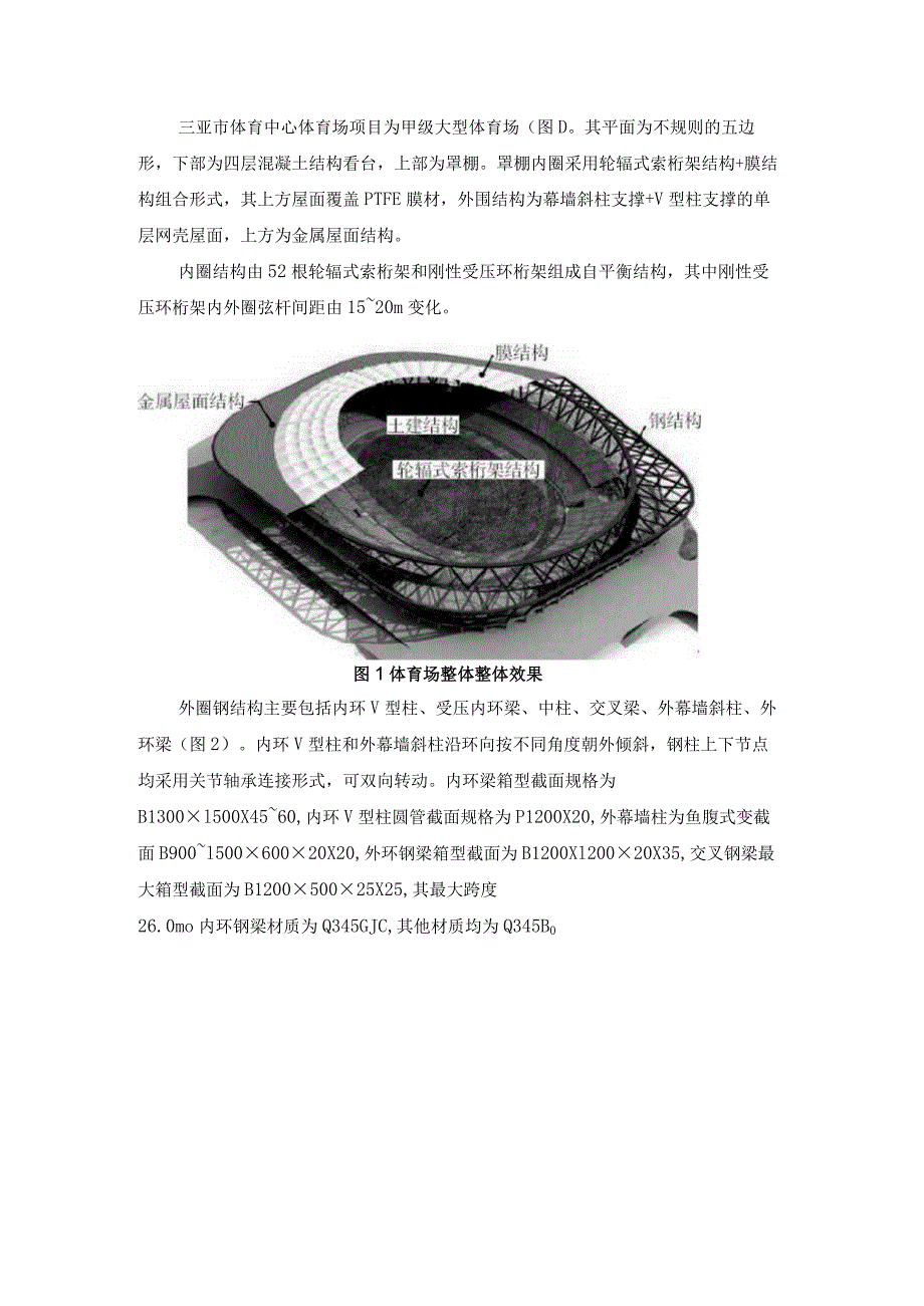 三亚体育场罩棚临时支撑体系的设计和BIM应用.docx_第1页